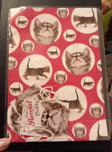 Cat Kitten Gift Wrapping Paper Pack of 2 sheets & 2 Tags - Picture 1 of 2