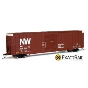 ExactRail HO Berwick 7327 Box Car Norfolk Western Number NW 604566 New - Picture 1 of 5