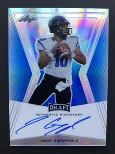 2014 Leaf Metal Blue Auto Jimmy Garoppolo RC #39/50 GQ - Picture 1 of 3