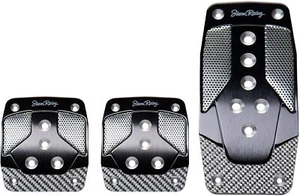 Set Pedals 3 Pedals Sport Universal Carbon Shade Carbon Simoni Racing - Picture 1 of 2