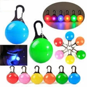 LED Pet Dog Collar Cat Luminous Night Light Safety Flashing Neon Pendant UK - Picture 1 of 6