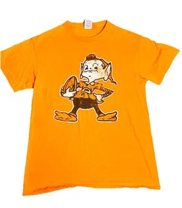 Camiseta histórica vintage Delta Pro Weight Cleveland marrón para hombre talla mediana  - Imagen 1 de 7