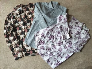 Jeff Banks Primark Next Large 42" SLIM FIT Floral Paisley Casual Shirts x3 VGC - Picture 1 of 3