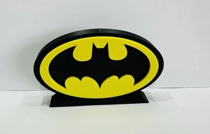 Decorative Batman DC Table Stand Logo Cinema Room Sign Display - Imagen 1 de 4