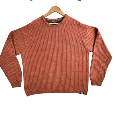 Suéter Y2K American Eagle Para Hombres Grande Acanalado Tejido Pullover Lana Ropa de Calle De Colección Foto 1 de 4