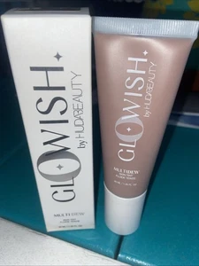GloWish by Huda Beauty - Multi Dew Skin Tint * 10 Deep TAN* NIB! Retail $37 - Picture 1 of 3