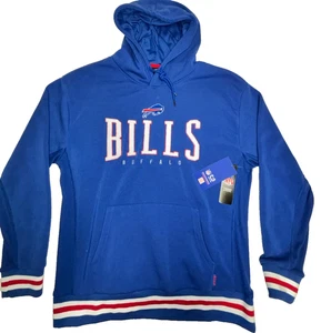 NFL Buffalo Bills Hoodie Unisex XL Football Pullover Royal Blau Big Logo Neu - Bild 1 von 14