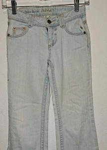 Jolt Jeans Light Blue Adjustable / Elastic Waistband Denim Jeans Girl's Size 8 - Picture 1 of 12