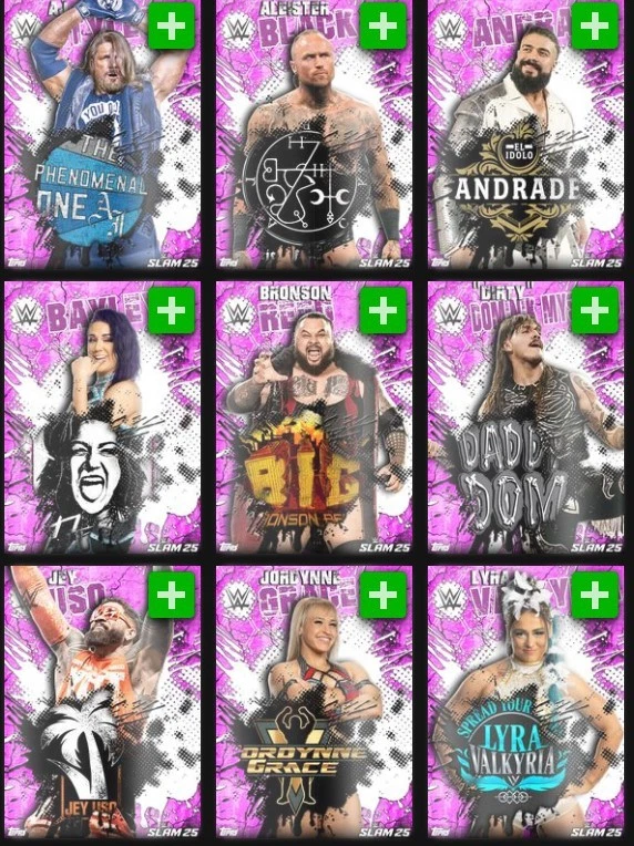 [DIGITAL] Topps Slam - Splatter 25 S1 - Pink Relic - Pick - Image 1 of 1