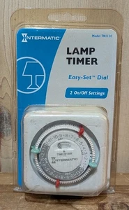 INTERMATIC Lamp Timer 2 On/Off Settings Model# TN111C Easy Set Dial Heay Duty - Picture 1 of 2