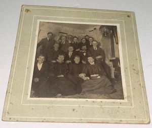Rare Antique American Paulson & Kittleson Family Group Wisconsin Cabinet Photo - Picture 1 of 13