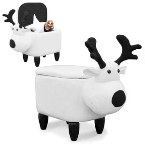 Rentier Spielzeug Hocker mit Stauraum - Sitzhocker für Kinder Kinderzimmer Deko - Bild 1 von 10