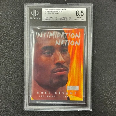 Kobe Bryant 1998-99 Skybox Premium Intimidation Nation Los Angeles Lakers BGS Foto 1 de 2