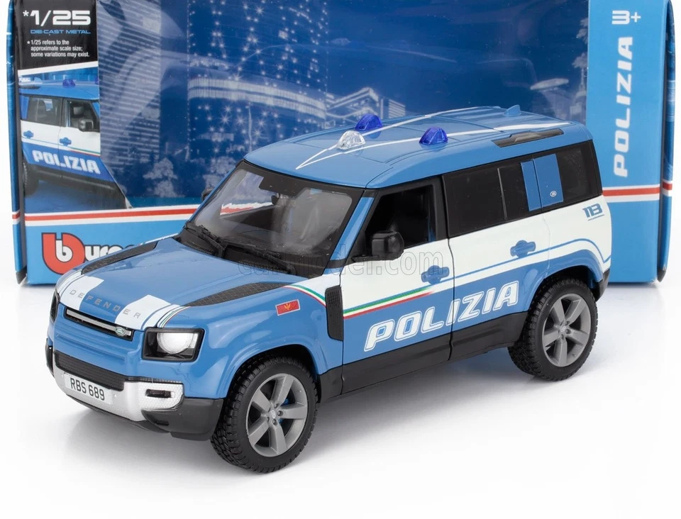 1/25 BURAGO - LAND ROVER - NEW DEFENDER 110 POLIZIA 2020 18-21111-POL - Immagine 1 di 1