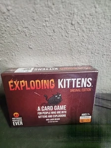Exploding Kittens Kartenspiel Original Edition Neu / Sealed Alter 7+ 2-5 Spieler - Bild 1 von 2