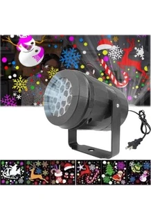 LED Christmas Projector Light Landscape Xmas Outdoor Laser with 16 Patterns - Picture 1 of 4