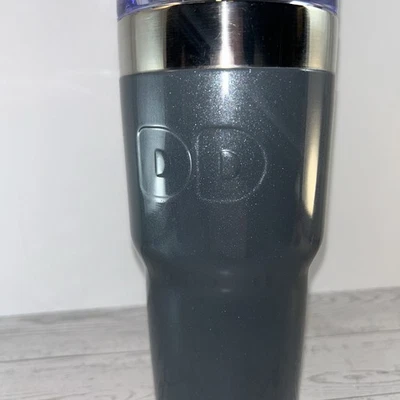 GREY Sparkle Dunkin' Americana Stainless Steel Tumbler 24oz Travel Mug Insulated - Image 1 of 4