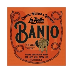 Classic Banjo Strings 5 String Set Nylon Silver Plated Excellent Tone Quality - Picture 1 of 2