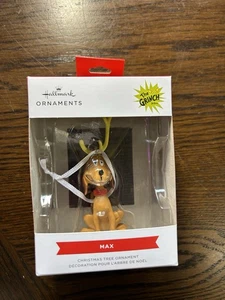Hallmark Ornaments Dr. Seuss The Grinch Max *New* - Picture 1 of 3