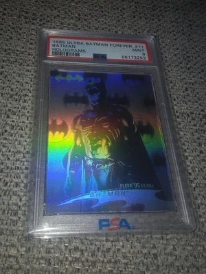 Batman Forever Psa 9 1995 Fleer Ultra #11 Batman Hologram DC - Image 1 of 4