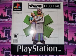 ๐ฌ๐ง LIBRETTO BOOKLET THEME HOSPITAL PAL UK SONY PS1 PERFETTO RARO SLES-00627 - Picture 1 of 8