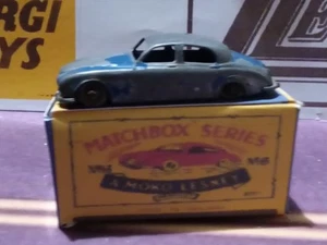 Matchbox Moko Lesney #65 Jaguar w/Reproduction Box Grey Wheels  - Picture 1 of 5