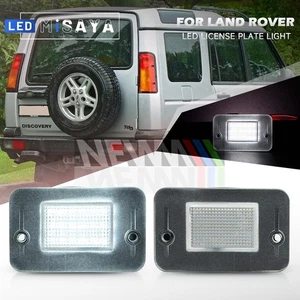 2x LED White Number License Plate Lights For Land Rover Discovery 1 Discovery 2 - Picture 1 of 10