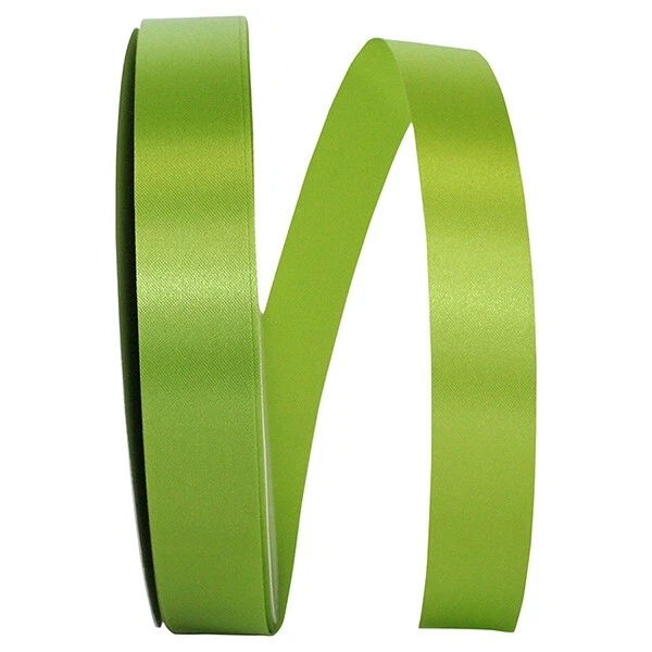 Florist Ribbons --- 7/8" x 100 yards --- Acetate-Satin --- Apple Color - Image 1 of 1