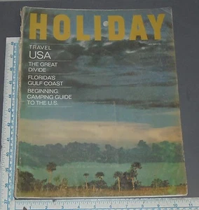 HOLIDAY MAGAZINE 1967 MAY YUKON FLORIDA TRAVEL USA FINGER LAKES MONTAUK - Picture 1 of 6