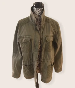 jessica simpson lightweight cotton jacket, L, army green - Picture 1 of 12