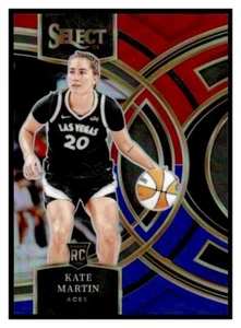 2024 Select WNBA Red Blue Prizm 144 Kate Martin Rookie RC /399 Aces Valkyries - Picture 1 of 2