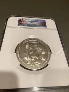 2013 P 5 OZ SILVER 25C MOUNT RUSHMORE NGC SP 69 - Picture 1 of 2
