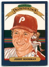 1986 DONRUSS SUPER DIAMOND KINGS JERRY KOOSMAN PHILADELPHIA PHILLIES #23