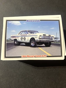 1992 Collect a card complete set MUSCLECARS , mint set1-100 - Picture 1 of 8