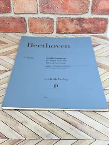 Beethoven Concerto in D Major Op. 61 Sheet Music Violin and Piano & Trio Violonc - Picture 1 of 10