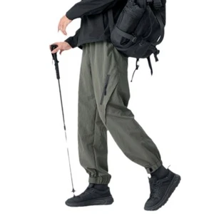 Men's Workwear Pants Spring Summer Long Trend Loose Fit Pants Sport Casual Pants - Picture 1 of 27