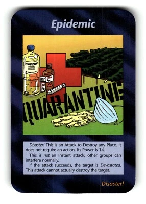 Epidemic Card Unlimited INWO Illuminati New World Order Game - Image 1 of 4