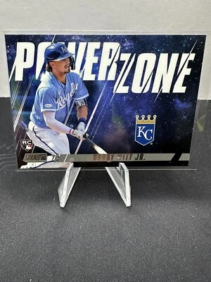💥2022 Topps Stadium Club Bobby Witt Jr. Power Zone RC Kansas City Royals - Image 1 of 2