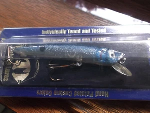 Señuelos STI flotadores lentos caracol dardo Jerkbait (fabricante de peces cachorro STI), cristal azul de 3" - Imagen 1 de 4