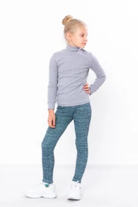 Girls’ Warm Leggings – Soft Stretch Fabric & Snug Fit, , Demi-season,  Nosi s... - Picture 1 of 5