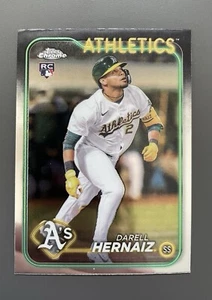 2024 Topps Chrome Update Series - #USC21 Darell Hernaiz (RC) - Picture 1 of 2