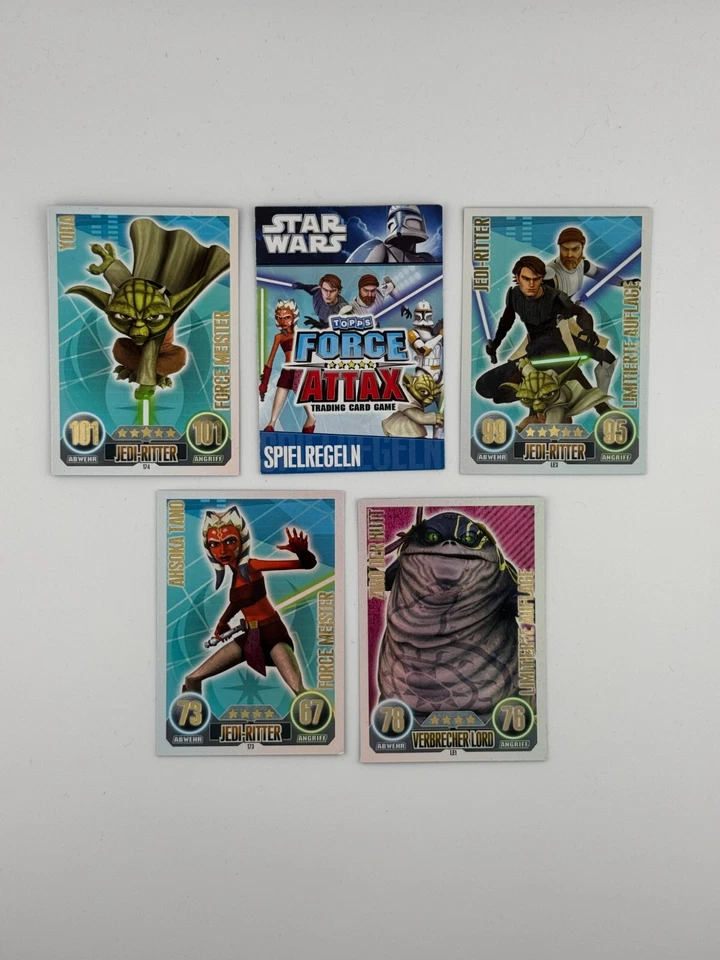 Force Attax Clone Wars Serie 1 – Force Meister, Star & lim. Karten aussuchen - Bild 1 von 1