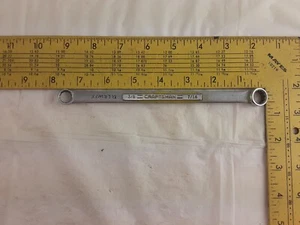 Llave de caja vintage EE. UU. Craftsman 3/8" x 7/16" doble extremo 12pt 43922 EE. UU. - Imagen 1 de 10