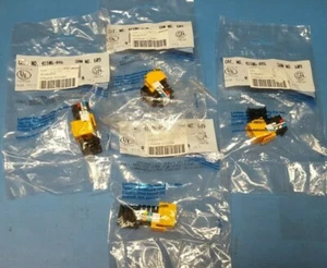 Adapter Connector Leviton 41106-RY6 Voice Grade Snap In 6P6C Jack (4pcs) - Picture 1 of 3