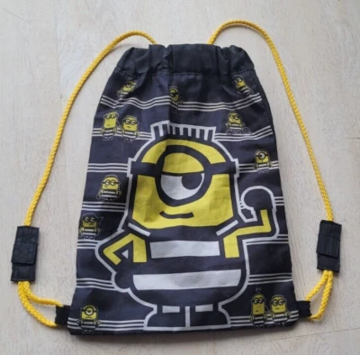 Neu Minions Turnbeutel Sportbeutel Rucksack Tasche Disney Sporttasche - Bild 1 von 3