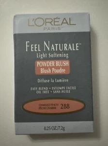 L'oreal Feel Naturale Light Softening Blush #288 Charmed Peach 0.25 oz - Picture 1 of 3