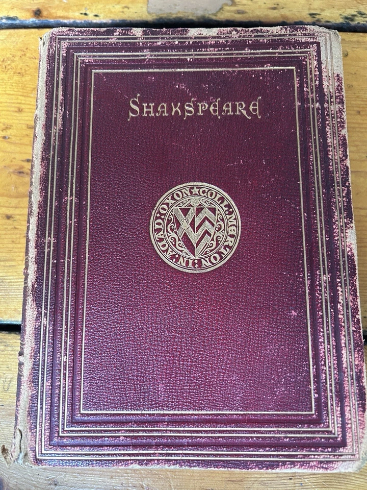 Vintage 1880s WORKS OF SHAKSPEARE Life, Glossary, Etc. Antique SHAKESPEARE RARE - Image 1 of 4