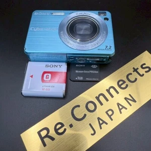 Sony Cyber-Shot DSC-W120 Blue 7.2MP Digital Camera FROM JAPAN 【Excellent +】 - Picture 1 of 15