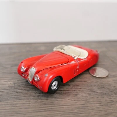 Vintage Corgi JAGUAR XK 120 Diecast Car - 4” long Red AS IS !!! - Image 1 of 4
