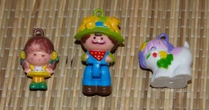 Vintage Hasbro Charmkins Set of 3 1980s Brown Eyed Susan Popcorn Buttercup # - Picture 1 of 2
